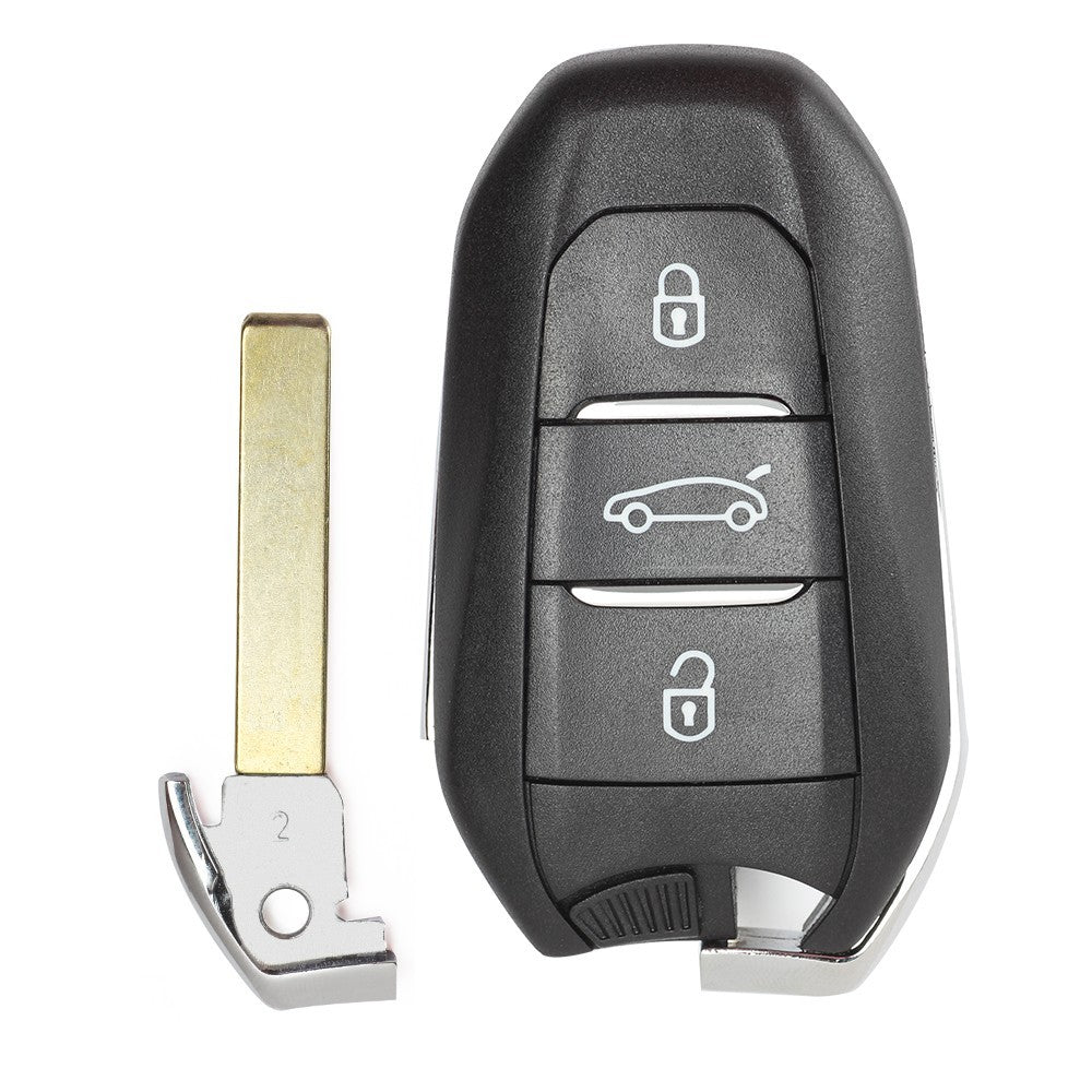 Chave de emergência e Carcaça SmartKey Citroen Peugeot